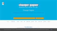 Desktop Screenshot of changer-gagner.com